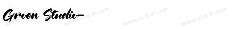 Groen Studio字体转换